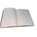 Notebook Hardcover Ruled A7 200 Page Red/Black Ruled pages 100 Leaf Gloss Cover Non-Indexed