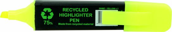 Osmer Recycled Highlighter Each (Assorted Colours)