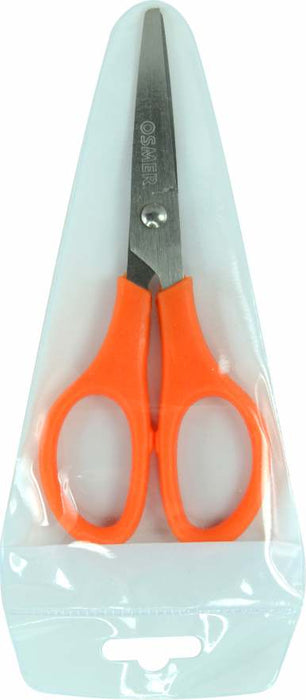 Osmer 130mm School Scissors Orange Handle PVC Pouch