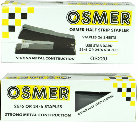 Osmer Half Strip Metal Stapler