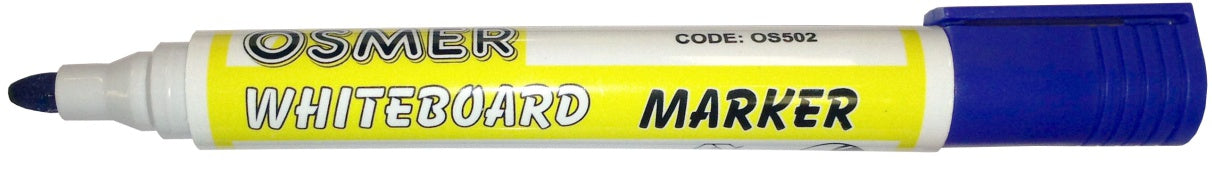 Osmer Whiteboard Marker Bullet Tip Dozen - Blue