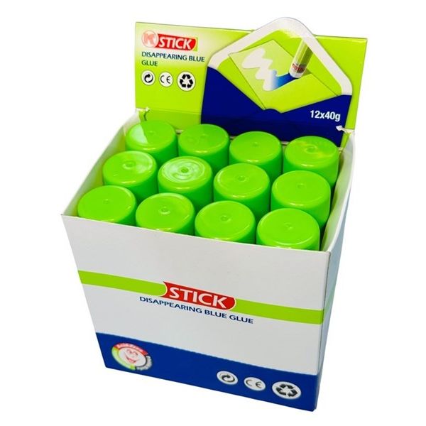 Premier Glue Stick Disappearing Blue 40g – Acid Free, Non-Toxic, Photo Safe