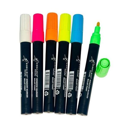 Bibbulmun Window Markers – Pack of 6 Assorted Colours