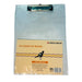 Bibbulmun A4 Clear Clipboard with Strong Metal Clip – Transparent Acrylic