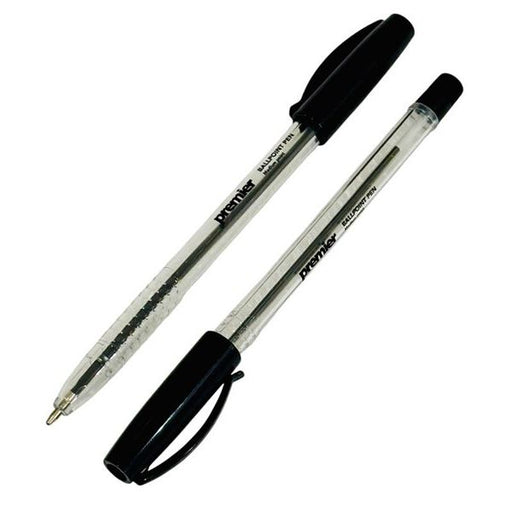 Premier Economy Ballpoint Pen, Medium Point, Black, 1.00MM, Box 12pens