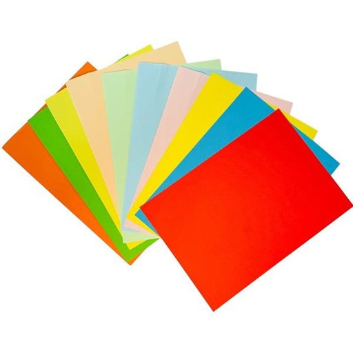 A4 Coloured Copy Paper 200 Sheets per Ream (20 Sheets per Colour)