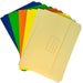 Manila Document Wallets FC Size Pack-10 Assorted Colours