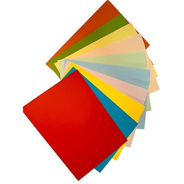 A4 Coloured Copy Paper 200 Sheets per Ream (20 Sheets per Colour)