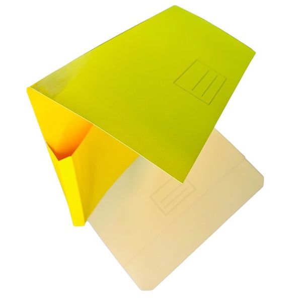 Manila Document Wallets FC Size Pack-10 Assorted Colours
