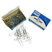 Premier Stationery 50mm Stainless Steel Paper Clips – Value Pack of 1000 (10 x Pk/ 100)