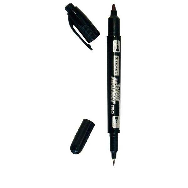 Luxor Twin Tipped Permanent Marker – 40pcs Assorted Colours per Cup Holder Pack