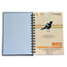 Bibbulmun Hardcover A5 size Notebook 200page - 7mm Ruled - Twin Spiral Wiro Binding - produced using Recycled Paper