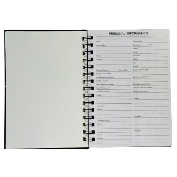 Bibbulmun Hardcover A5 size Notebook 200page - 7mm Ruled - Twin Spiral Wiro Binding - produced using Recycled Paper