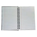 Bibbulmun Hardcover A5 size Notebook 200page - 7mm Ruled - Twin Spiral Wiro Binding - produced using Recycled Paper