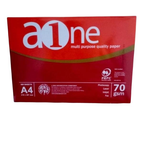 Copy Paper, A4 Size, for Everyday use, High whiteness paper, 500 Sheets Per Ream