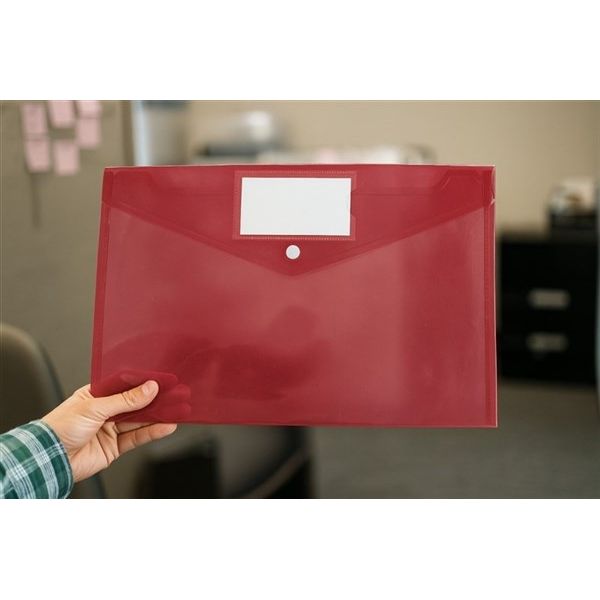 Pink Document Envelope A4 Size with Button Closure – Pack of 10