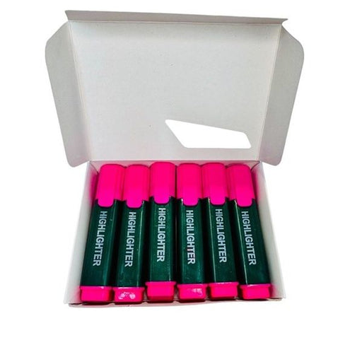 Premier Pink Highlighter Marker –Pack of 12