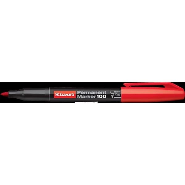 Permanent Marker 100 Bullet Tip Pack/ 30 Assorted Colours