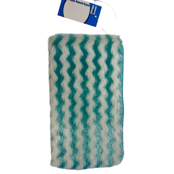 Premier Plush Pencil Case Set of 2 – Soft Furry Zip Pouches