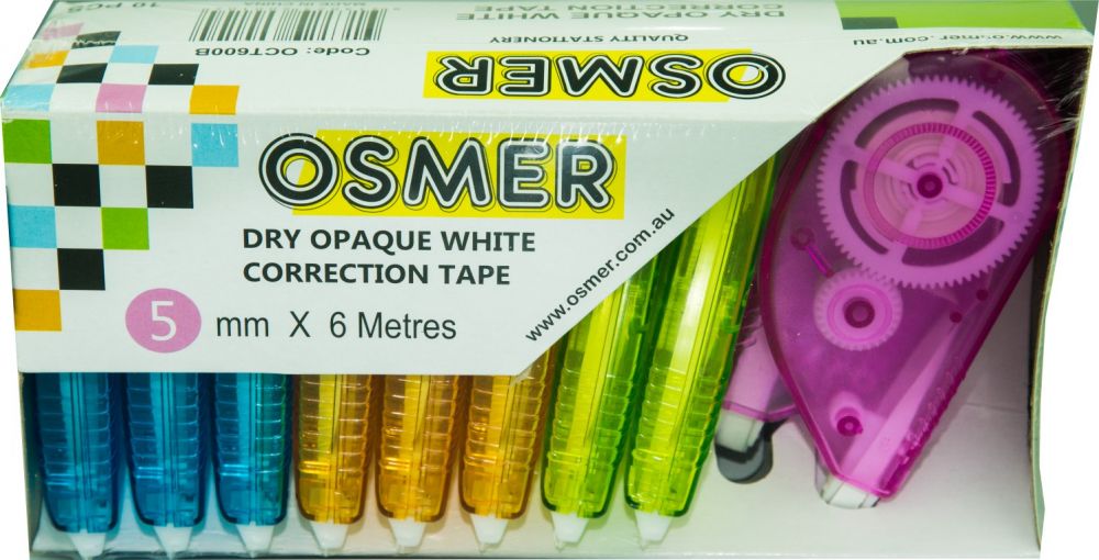 Osmer Correction Tape 10 Pack