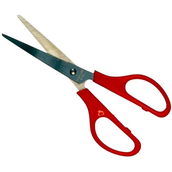 Premier Scissors 170mm Pointed Tips Stainless Steel Blades – Red Handles
