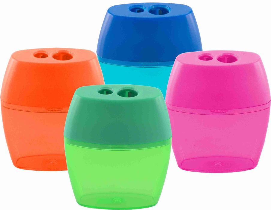 Osmer Oval Barrel Pencil Tinted Sharpener 2 Hole