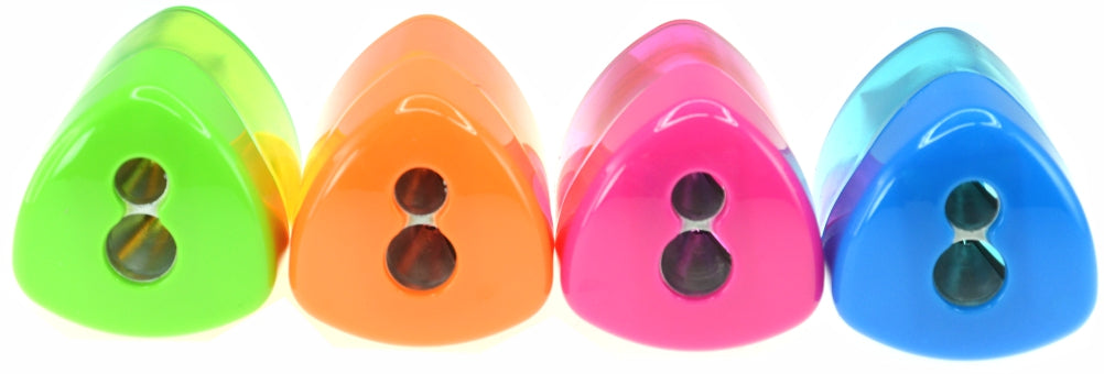 Osmer Sharpener 2 Hole Triangular Drum Tinted