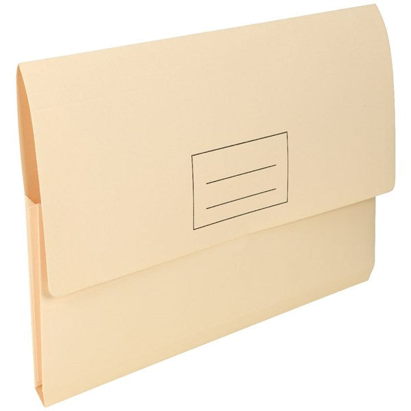 Manila Board Document Wallet – Buff, 345mm x 235mm