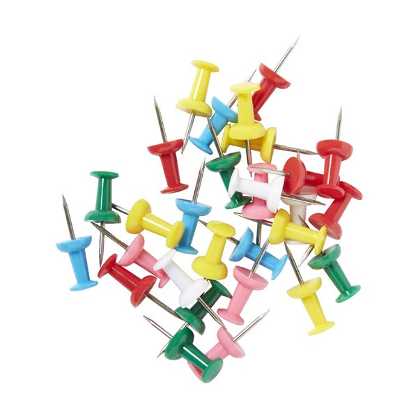 Flamingo Push Pins Pack – 100 Assorted Colours