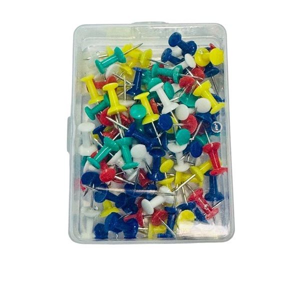 Flamingo Push Pins Pack – 100 Assorted Colours