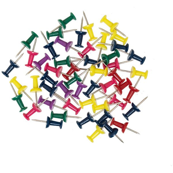 Flamingo Push Pins Pack – 100 Assorted Colours