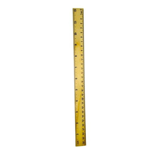 30cm Wooden Ruler – Unpolished, Durable, Eco-Friendly, School List item