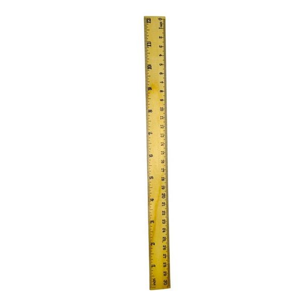 30cm Wooden Ruler – Unpolished, Durable, Eco-Friendly, School List item