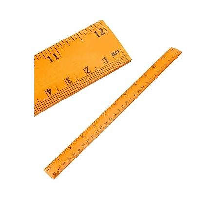 30cm Wooden Ruler – Unpolished, Durable, Eco-Friendly, School List item
