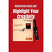 BIBBULMUN Everyday Highlighter – Chisel Point, Red – Pack of 12