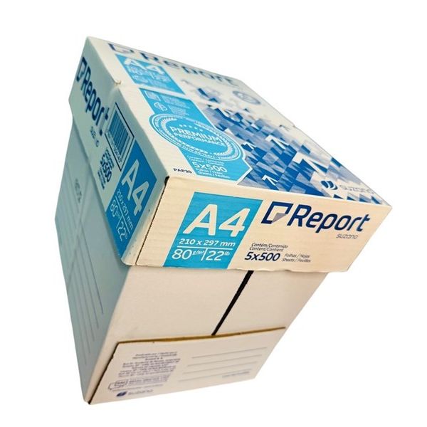 Report A4 White Copy Paper – 80gsm