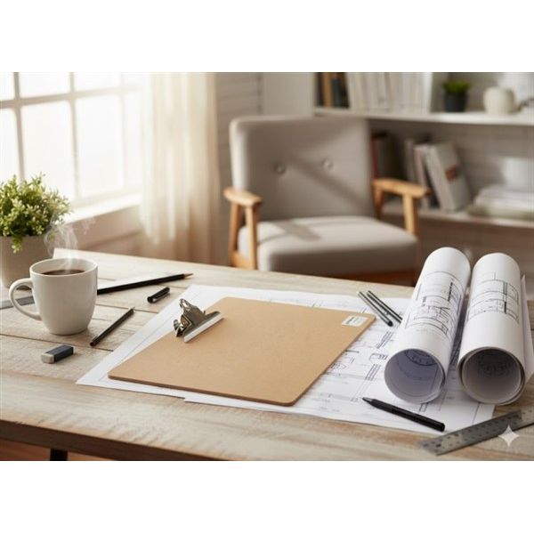 Premier A3 Masonite Clipboard – Eco-Friendly Landscape Board with Heavy-Duty Bulldog Clip