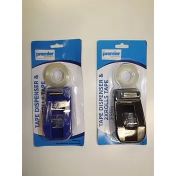 Desktop Tape Dispenser & 2 Rolls Tape Included - PK 1