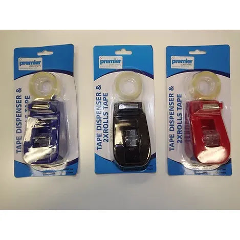Desktop Tape Dispenser & 2 Rolls Tape Included - PK 1