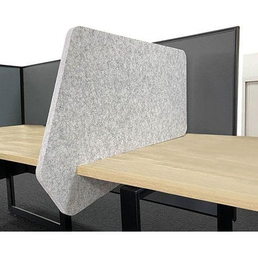 Sana Acoustic Desk Divider Slider 796 X 564 X 24MM Moonlight