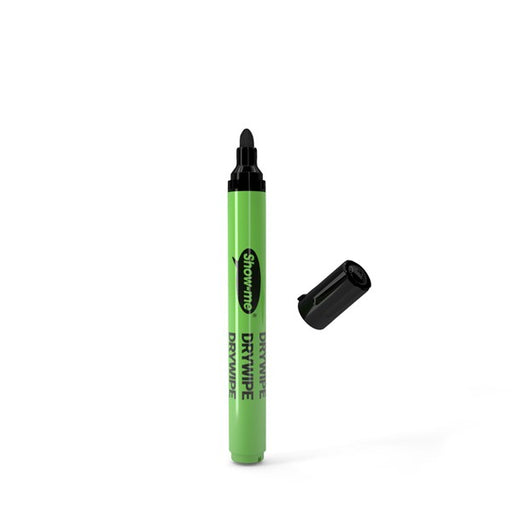 Show Me Medium Tip Black Student Whiteboard Markers (Pack of 100 Marker)