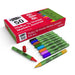 Show-Me Medium Tip Slim Barrel Whiteboard Markers – Assorted Colours (Pack of 50)