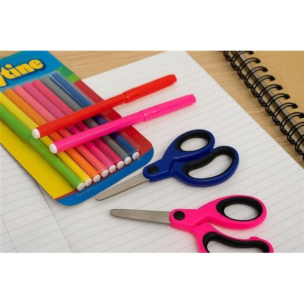 Premier School Scissors 135mm (5.3) – Soft Grip, Blunt Safety Tips