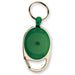 Bibbulmun Retractable Snap Lock Key Holders 25mm – Pack of 4 (Green)