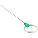 Bibbulmun Retractable Snap Lock Key Holders 25mm – Pack of 4 (Green)