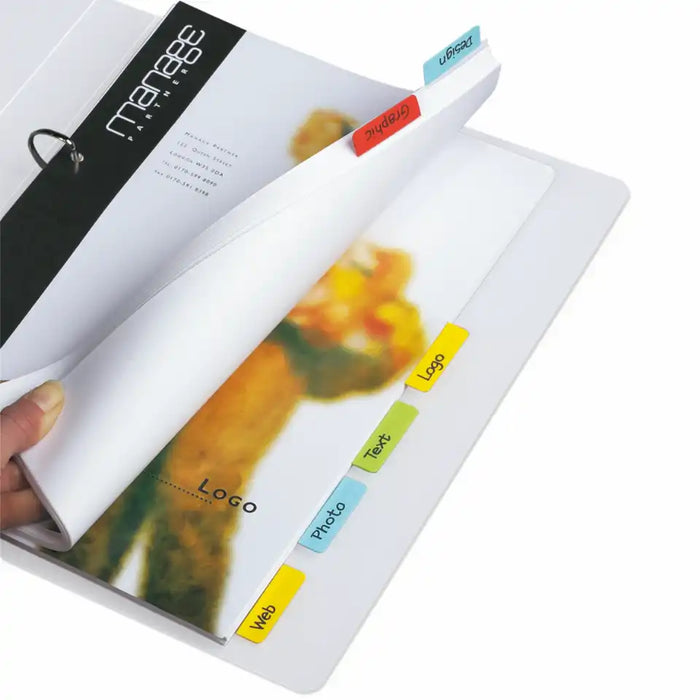 3L Twin Tabs Permanent 12 x 40mm Assorted Pack of 24 tabs