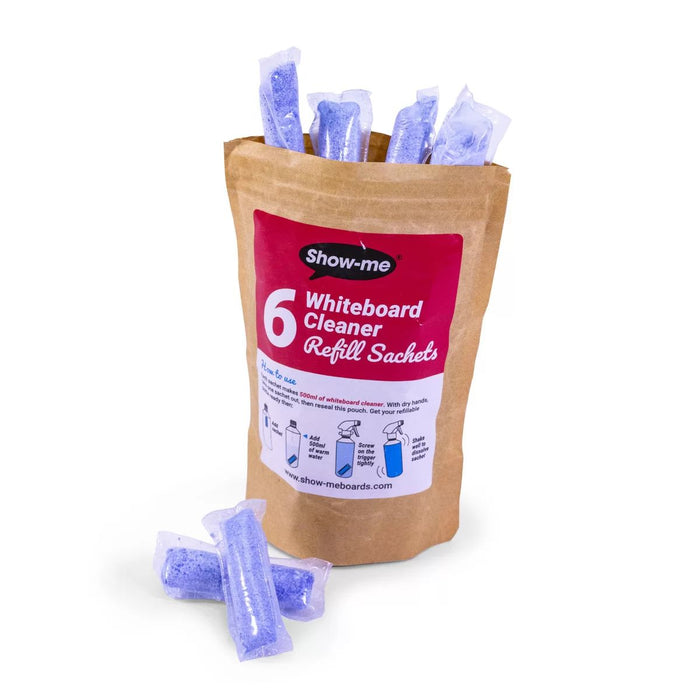 Show Me 6 Whiteboard Cleaner Sachet Refills