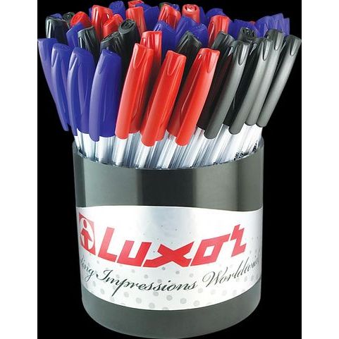 Inkglide Tumbler 60 Pens Assorted Colours in Cup Holder