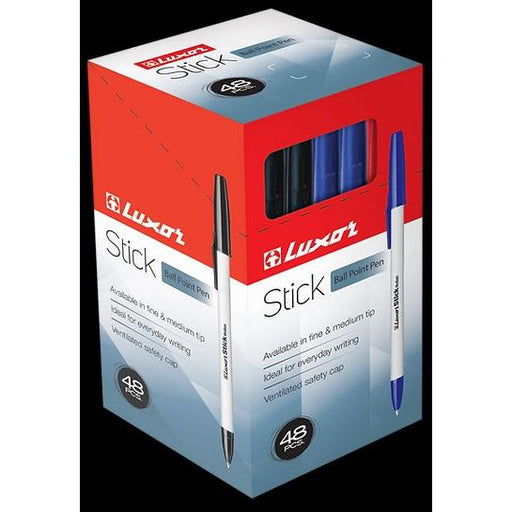 Stick Ballpoint Pen Black – Box of 48