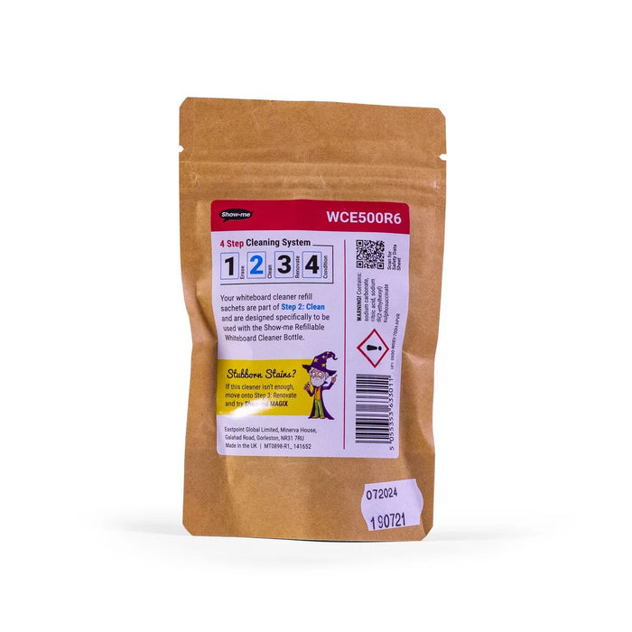 Show Me 6 Whiteboard Cleaner Sachet Refills